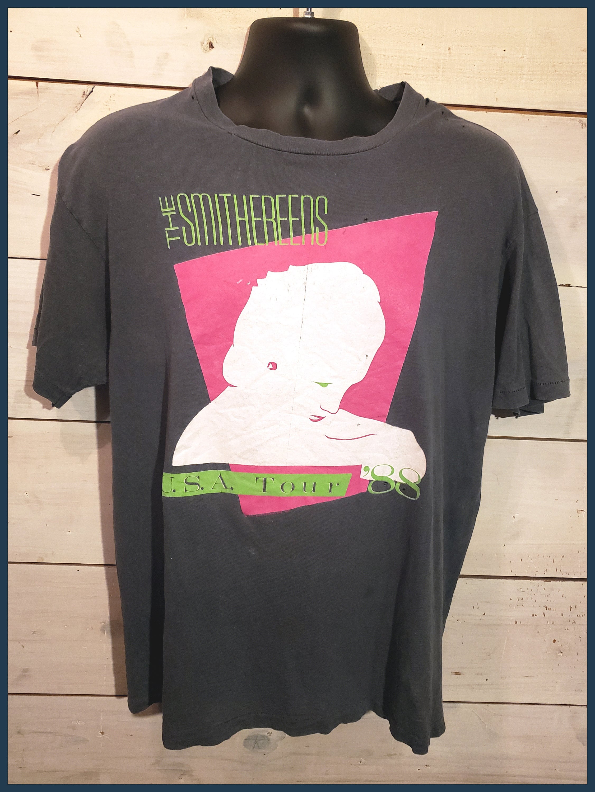 Vintage the Smithereens 1988 US Tour T-shirt - Etsy