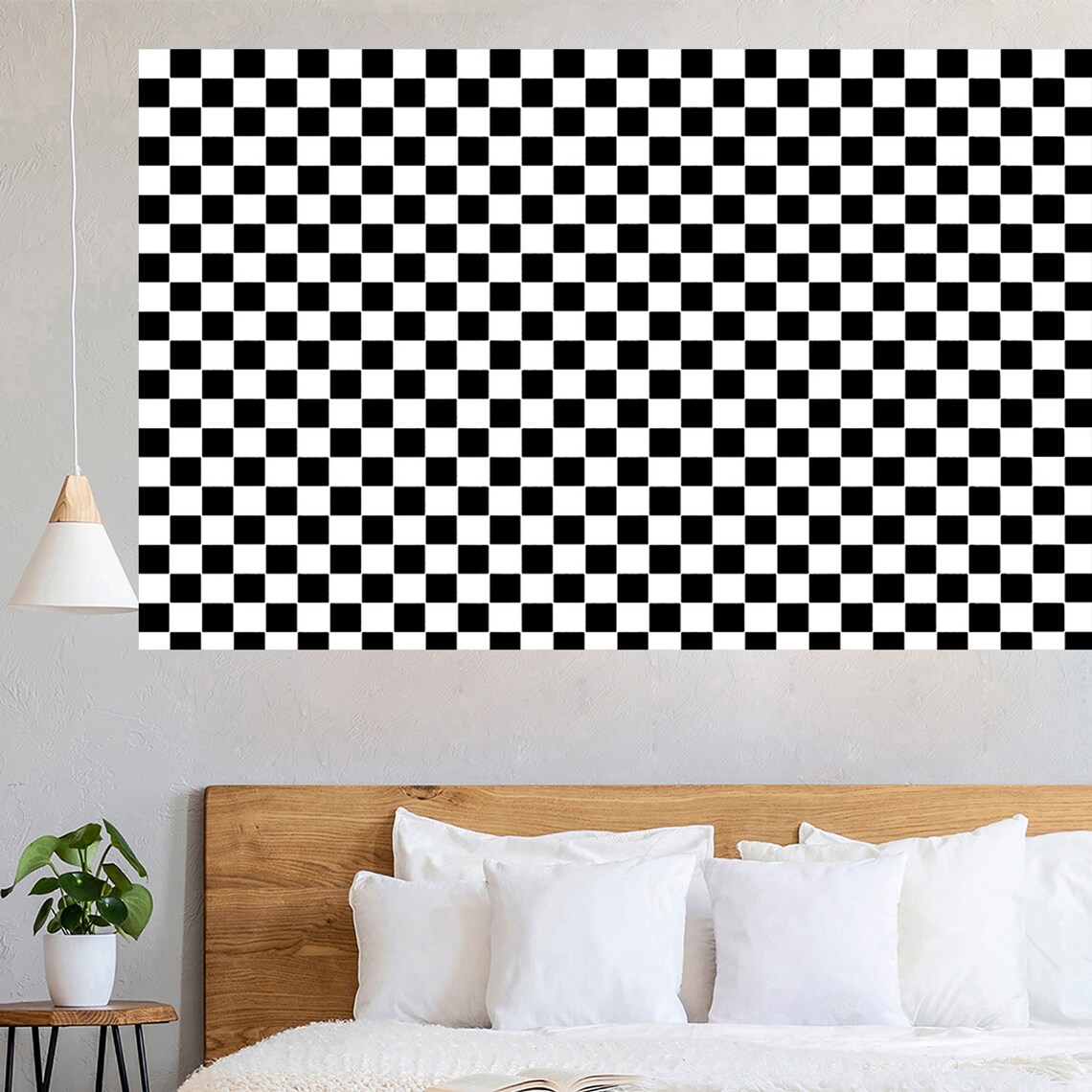 Checkers BackdropBlack and White Backdrop Photography Etsy