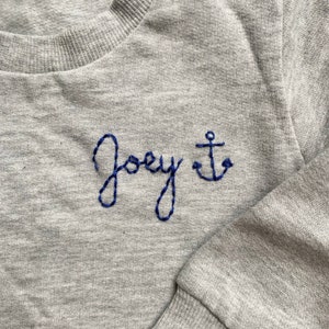 Hand-Stitched Baby Sweatshirt