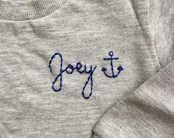 Hand-Stitched Baby Sweatshirt