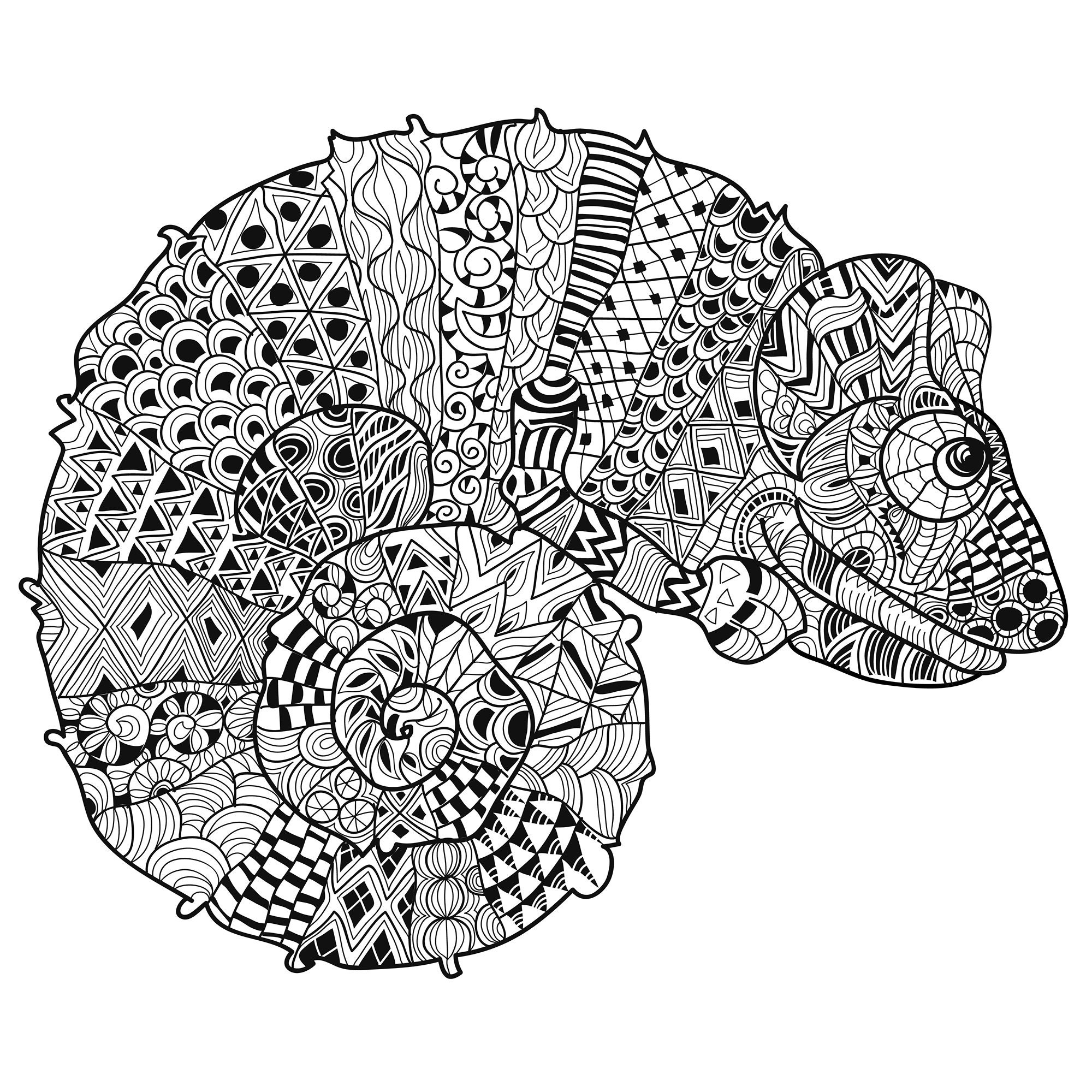 100 Coloring Pages for Grown Ups - Etsy