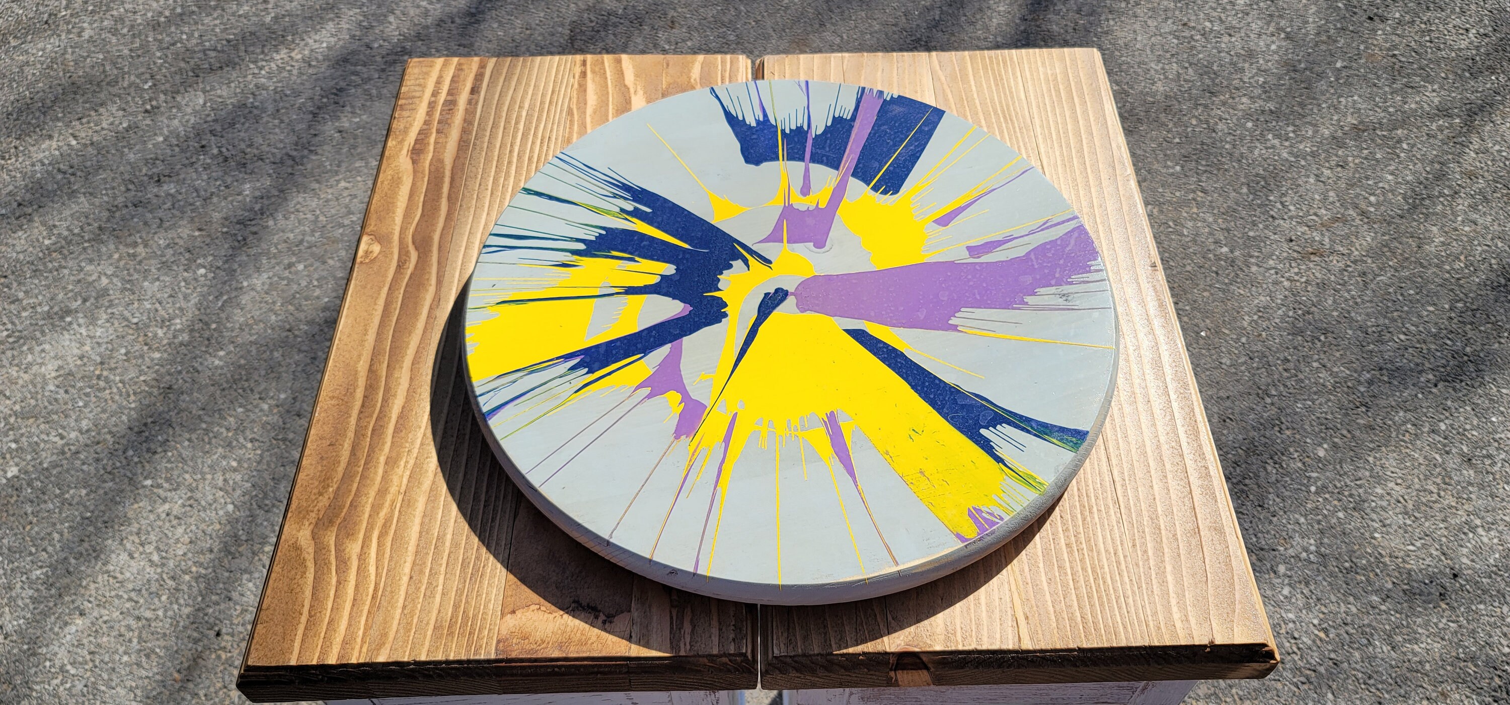 Custom Spin Art Lazy Susan Etsy