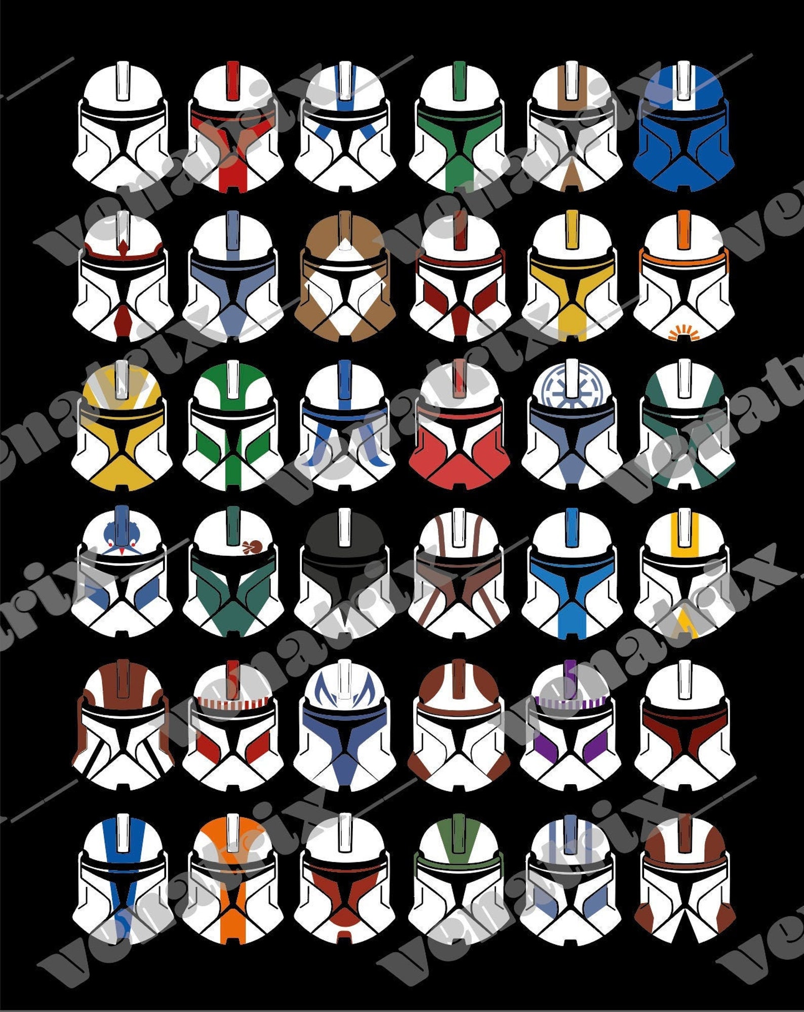 Clone Trooper Poster Etsy