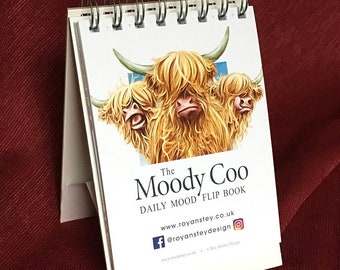 Moody Coo Daily Mood Flipbook - D'ya ken yer Scots?