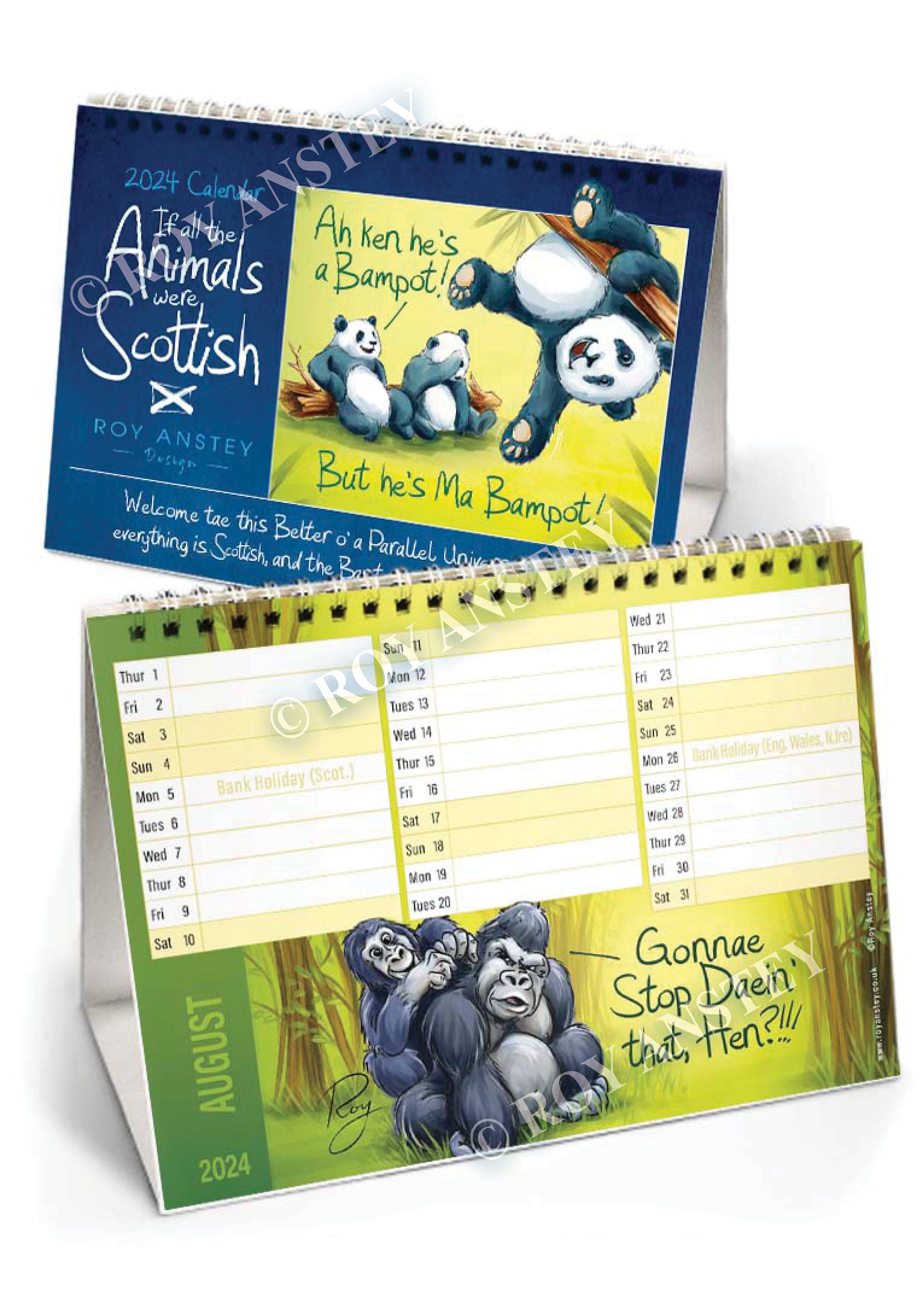 If All the Animals Were Scottish 2024 Calendar - Etsy