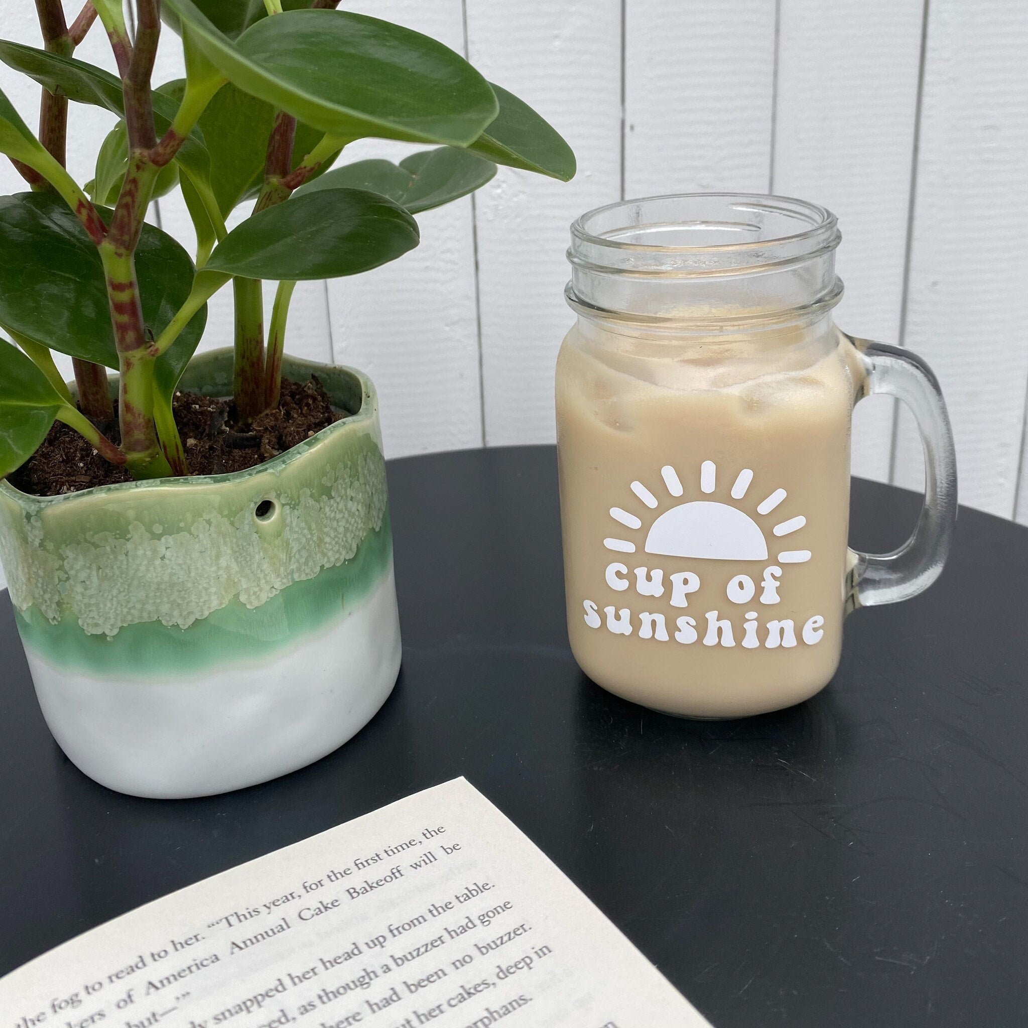 Cup of sunshine mug aesthetic mason jar mug aesthetic mug Etsy