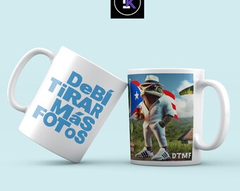 Debi Throw More Photos Inspired in Bad Bunny New Album, Bad Bunny Mug, Concho, Sapo Concho, Bad Bunny Coffee Mug