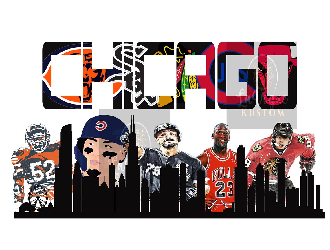Chicago Team Sports SVG PNGJPN Etsy