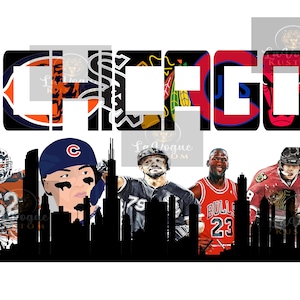 Chicago Team Sports Digital Png File