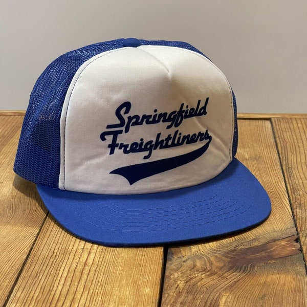 Vintage Springfield Freightliners Trucker Hat Snapback Dad Cap 1990s Missouri