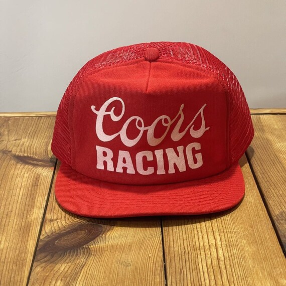 Vintage Coors Racing NASCAR Snapback Trucker Hat … - image 2