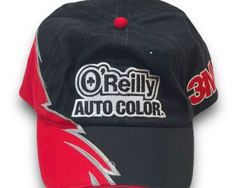 OReilly Auto Color Shockwave Embroidered Logo Hat 2000s Strapback Cap
