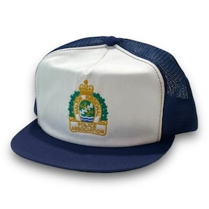 Haltom Regional Police Association of Canada Snapback 80s Trucker Hat K Brand