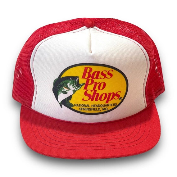 1990s Bass Pro Shop Headquarters Springfield Missouri Snap Back Trucker Cap Hat Vintage 80s / 90s Bass Pro Shops Springfield MO... | Depop main image 2