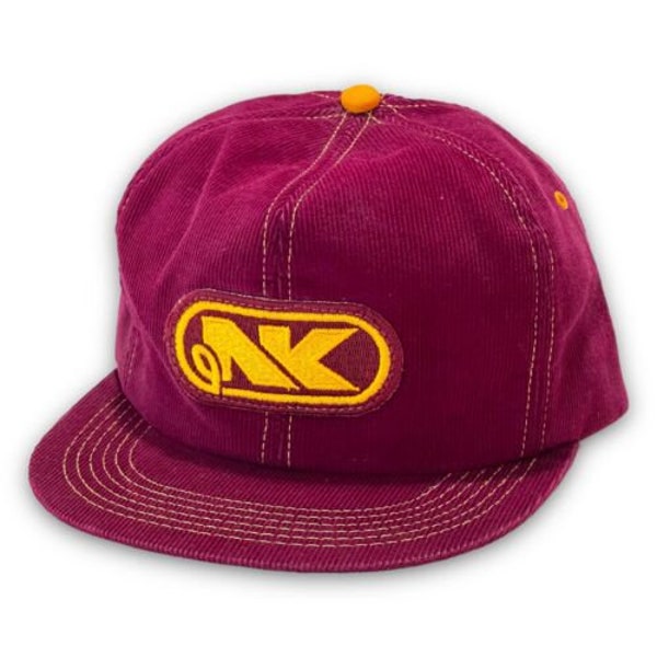Northrup King Seeds Patch Vintage Snapback Hat Corduroy K Products Cap USA Made