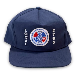 Union Workers Local 2793 Vintage Snapback Hat 80s 90s Trucker Dad Cap USA Made