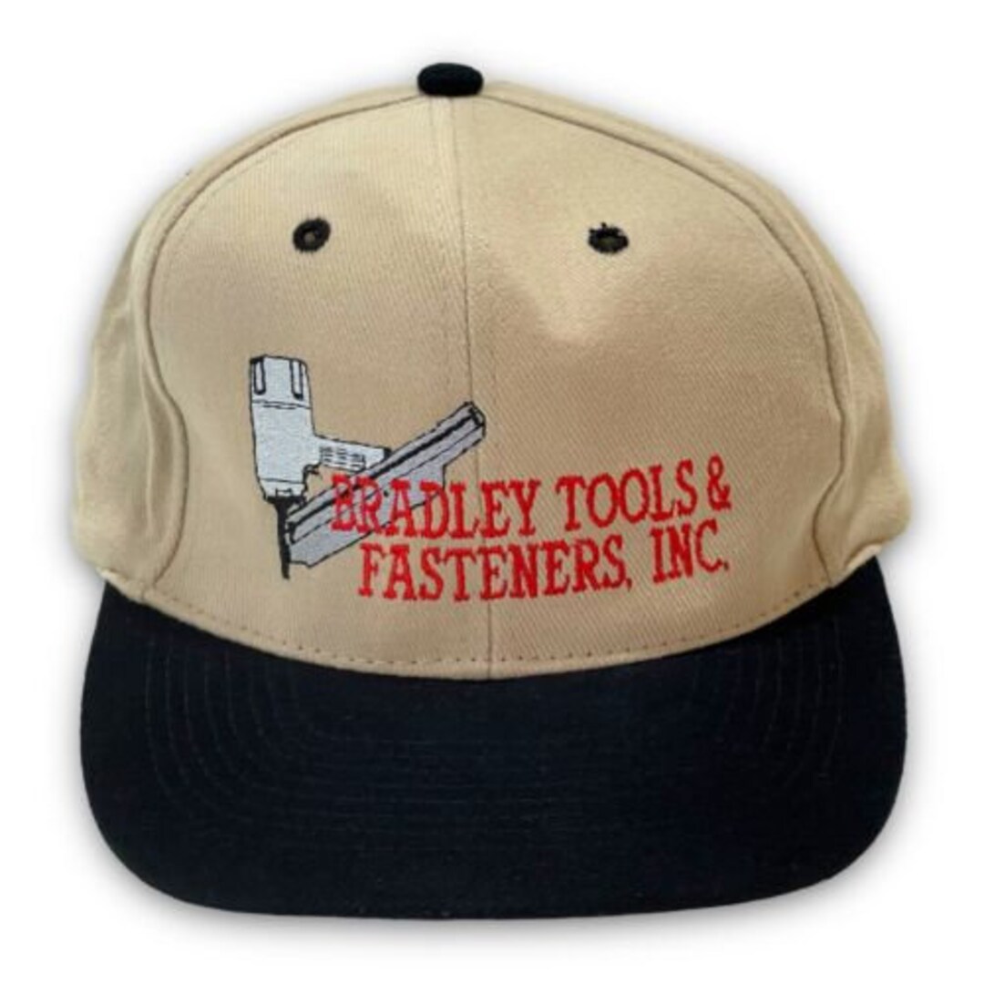 Bradley Tools & Fasteners Vintage Strapback Hat Nailer Tools Dad Cap Etsy