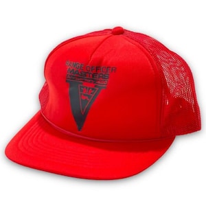 Range Officer Masters Anniversary Vintage Snapback Hat 1990 Shooters Trucker Cap