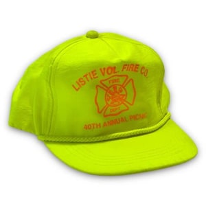 Listie Pennsylvania 40th Volunteer Fire Department Snapback Hat 90s Dad Cap