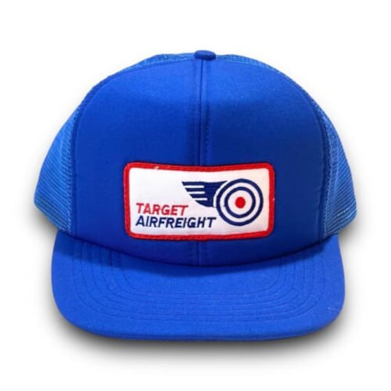 Vintage Target Air Freight Patch Snapback Hat 1990s Trucker Cap