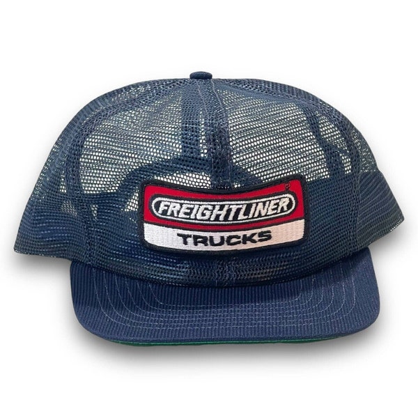 Freightliner Trucks Vintage Patch Snapback All Mesh Trucker Hat 80s USA Made Cap