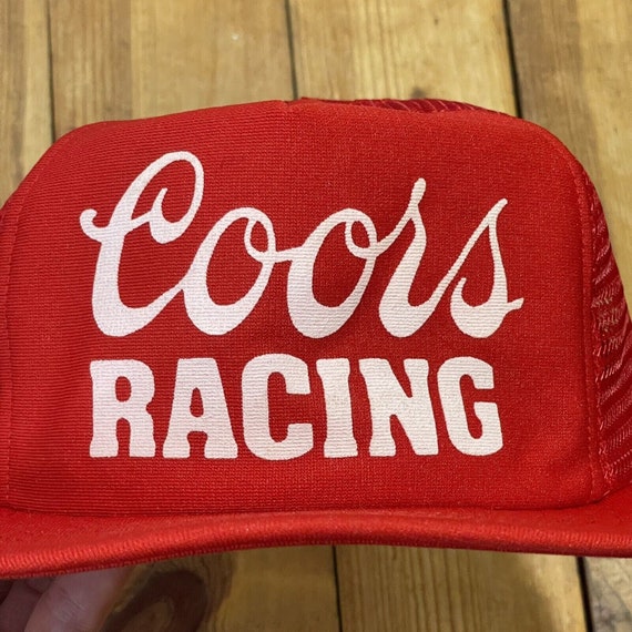 Vintage Coors Racing NASCAR Snapback Trucker Hat … - image 7
