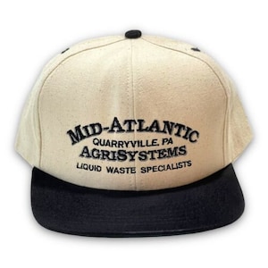 Mid Atlantic Agrisystems Vintage Snapback Hat Farmer Dad Cap Pennsylvania USA