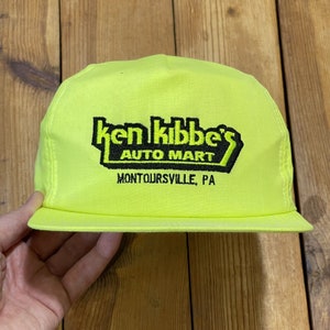 Vintage Snapback Ken Kibbes Auto Mart Logo 90s Montoursville PA Cap USA Made