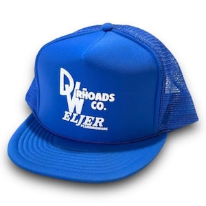 DW Rhoads Co. Vintage Eljer Plumbing Snapback Hat 1990s Trucker Cap
