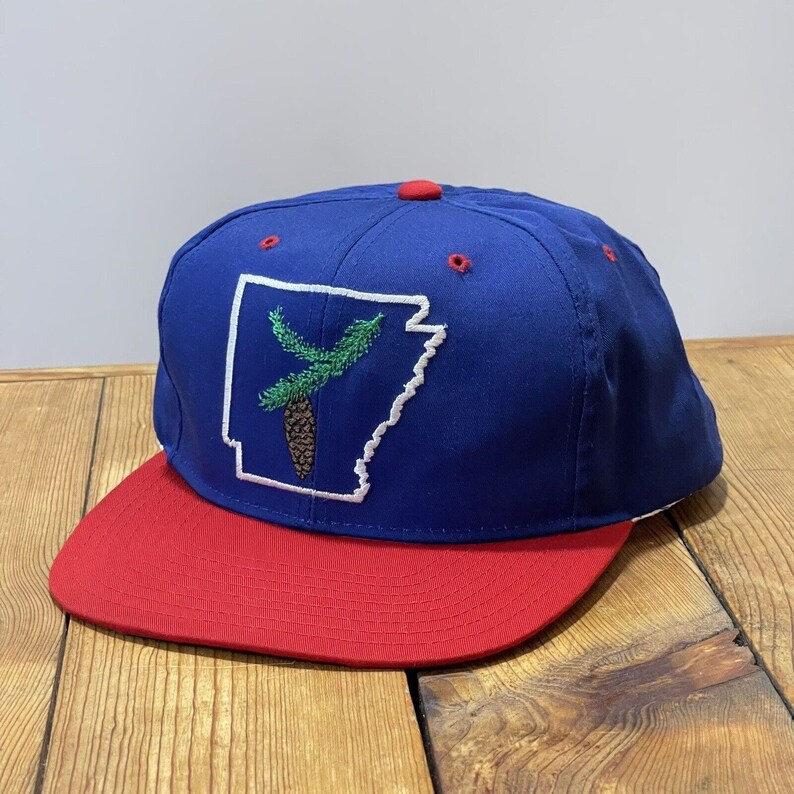 Casquette Snapback Vintage Busch Little Rock Arkansas Baseball - Années 1990 - Neuf Sans étiquette