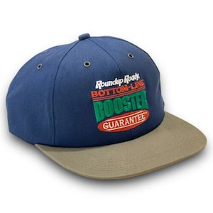 Roundup Ready Booster Vintage Snapback Hat K Products Made in the USA Cap