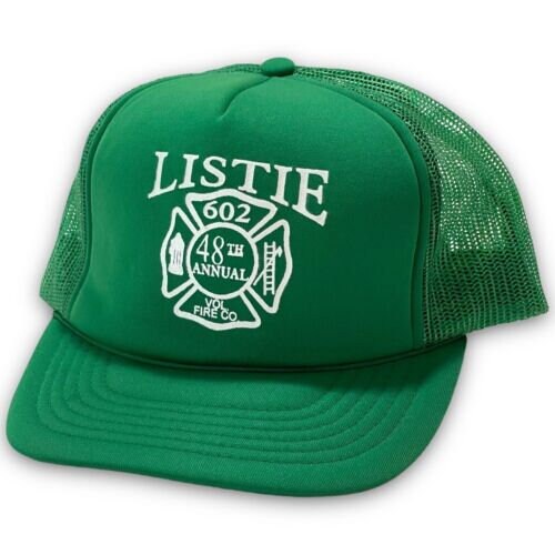 Listie Pennsylvania 48th Volunteer Fire Department Snapback Hat 90s Trucker Cap