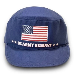 Vintage US Army Reserve Painters Hat 1980s Cap Be all You Can Be Army
