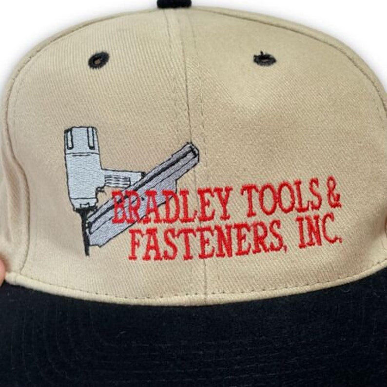 Bradley Tools & Fasteners Vintage Strapback Hat Nailer Tools Dad Cap Etsy
