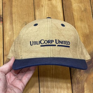 Vintage The Game Snapback UtiliCorp United Logo 90s Cap