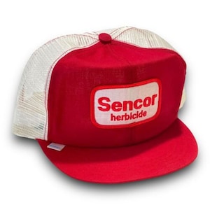 Sencor Herbicide Patch Snapback Hat 1980s Trucker Cap Farm Farmer Dad Hat