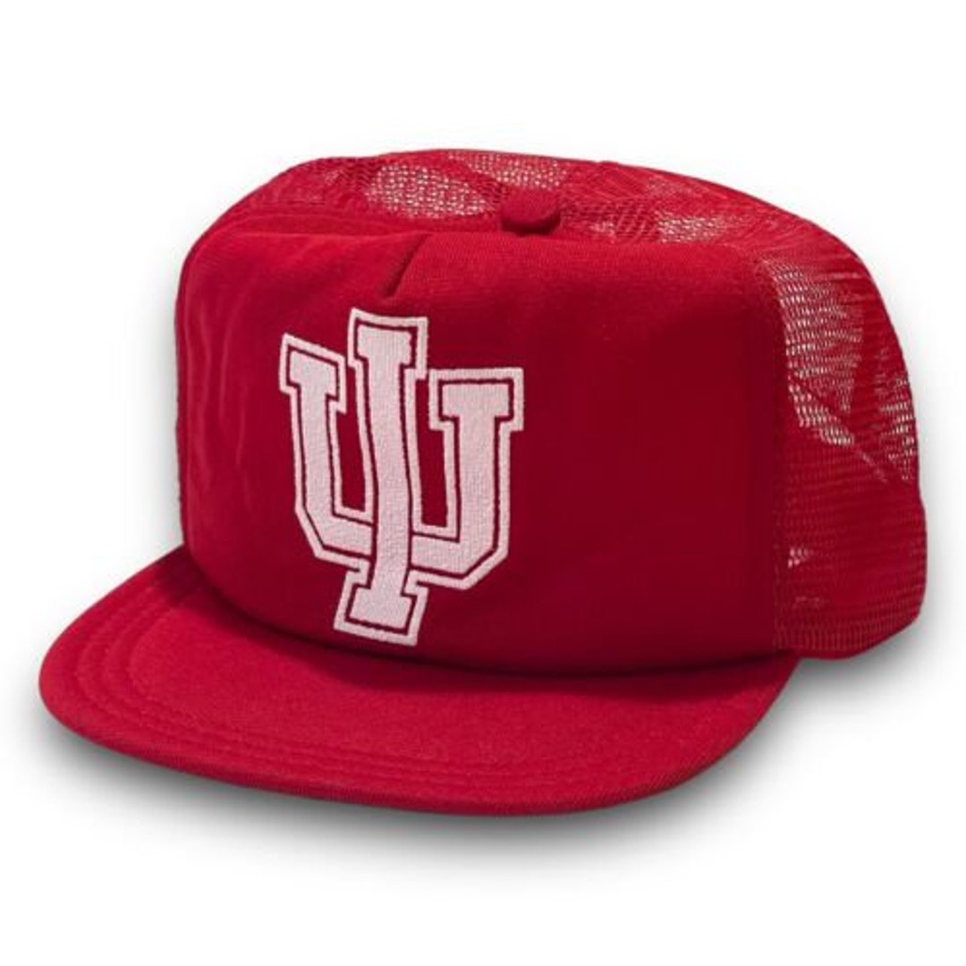 Vintage Indiana University Hoosiers Snapback Trucker Hat 1980s USA Made ...