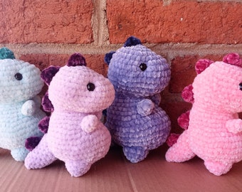 Chubby Crochet Dinosaur Plushie