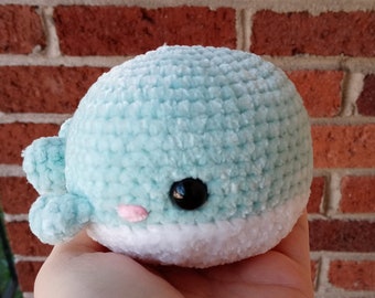 Cute Amigurumi Whale plushie- Whale Buddy