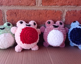 Chubby Crochet Frog Plushie