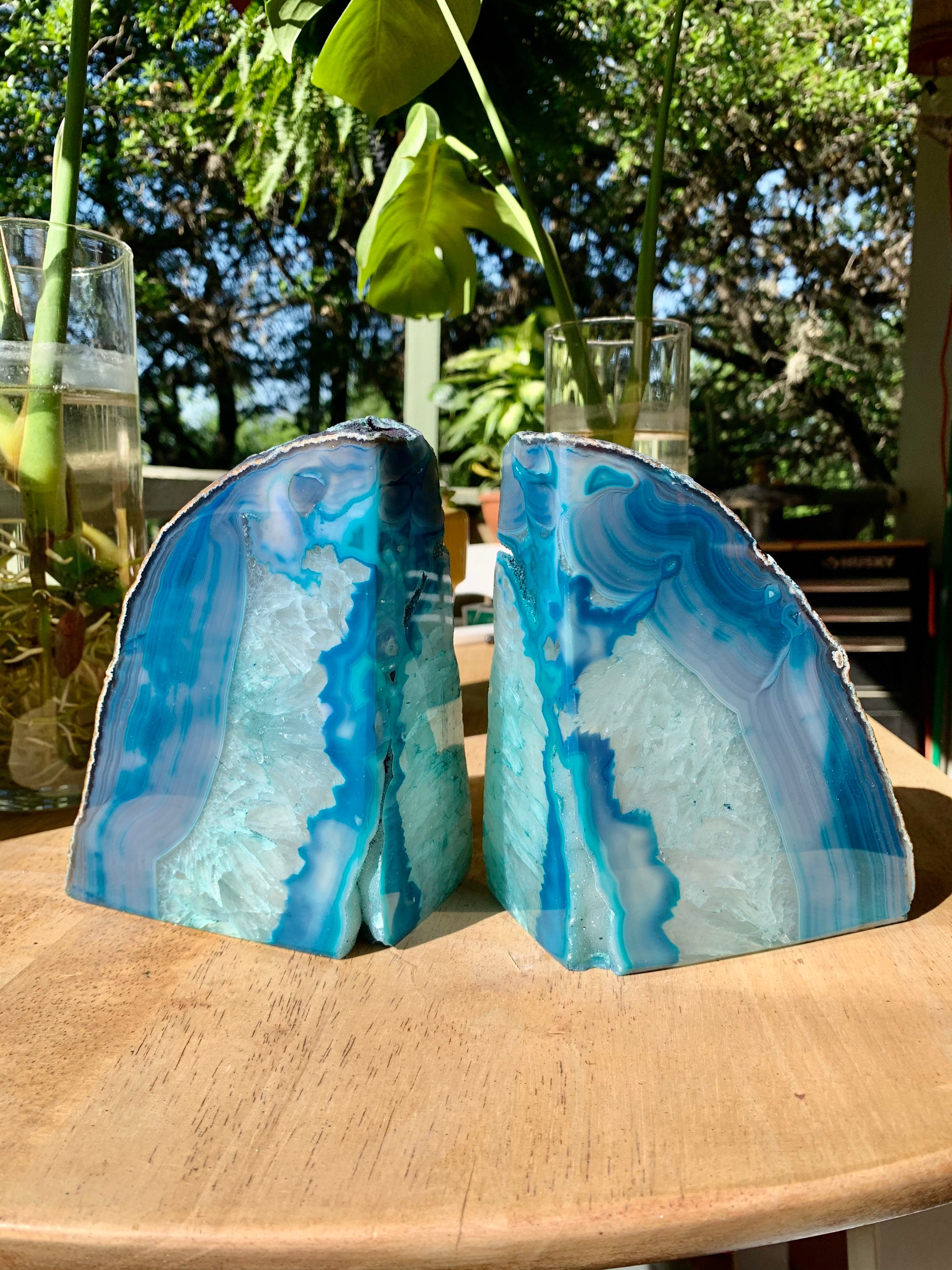 natural agate bookends natural agate bookends