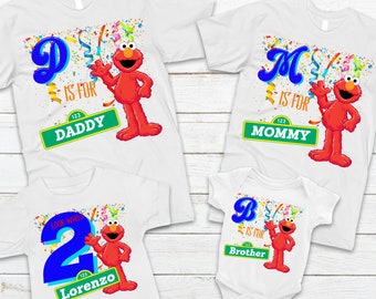 family sesame street shirts
