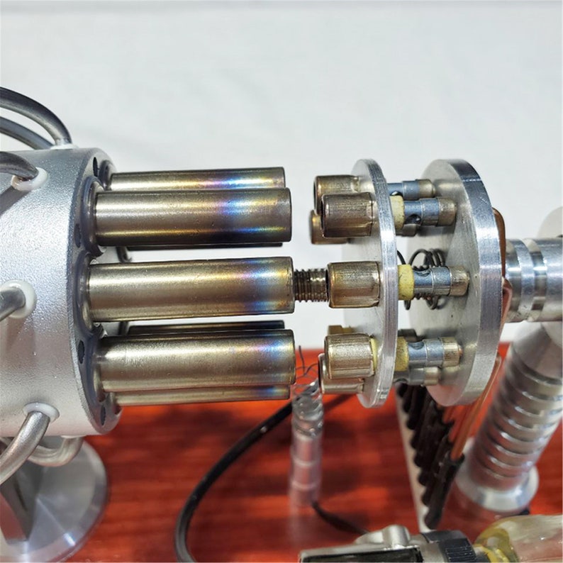 Cylinder Butane Powered Stirling Engine Etsy