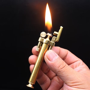 Pure copper kerosene lighter, retro collection lighter