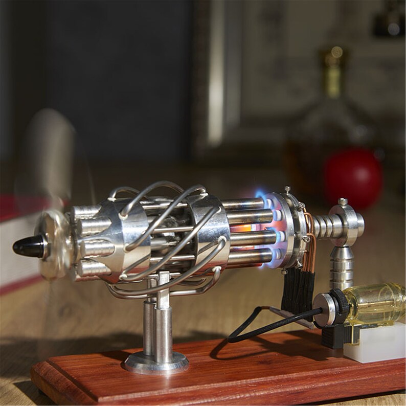 Cylinder Butane Powered Stirling Engine Etsy