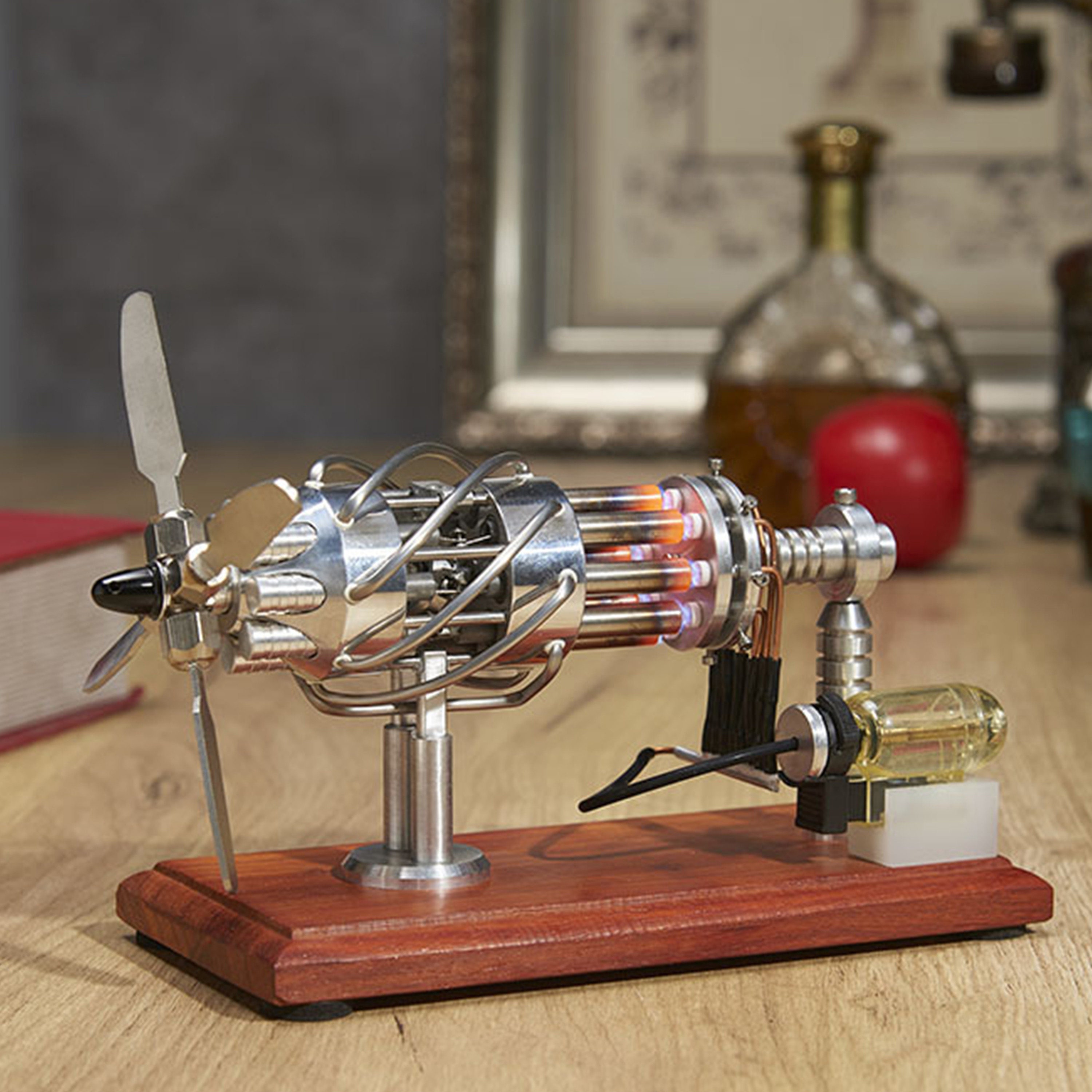 Cylinder Butane Powered Stirling Engine Etsy