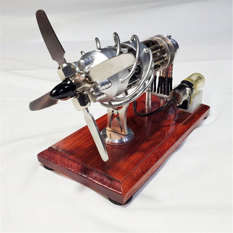 Cylinder Butane Powered Stirling Engine Etsy
