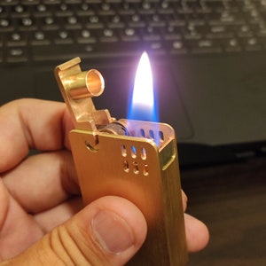 Pure handmade brass ejection lighter