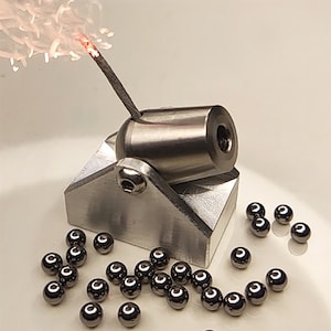 Tiny Metal Cannon Model - Fun Office Decor for History