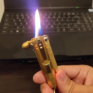 Handmade pure copper retro kerosene lighter